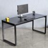 Bàn làm việc 160x70cm gỗ cao su hệ Rectang HBRT105 14 ban lam viec 160x70cm go cao su 4